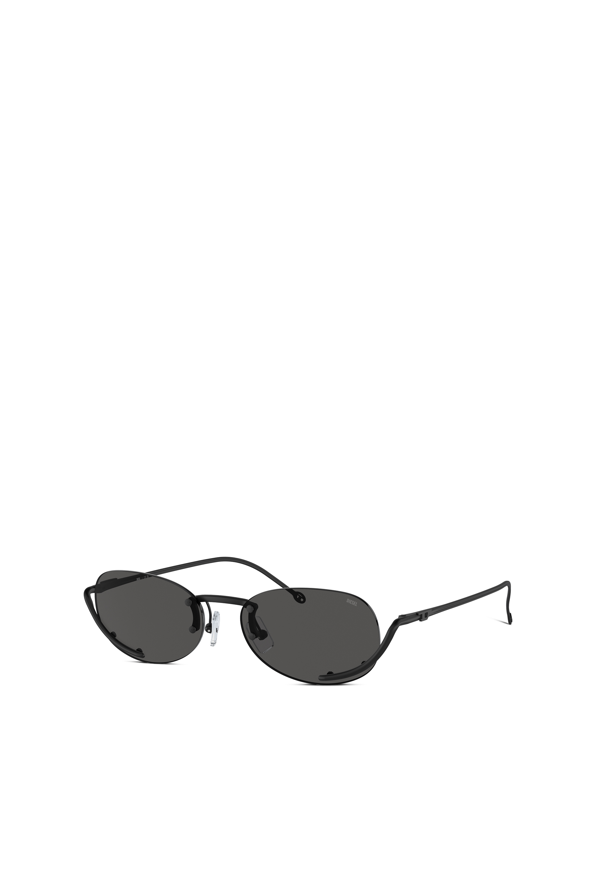 Diesel - 0DL1004, Lunettes de soleil ovales Mixte in Noir - 4