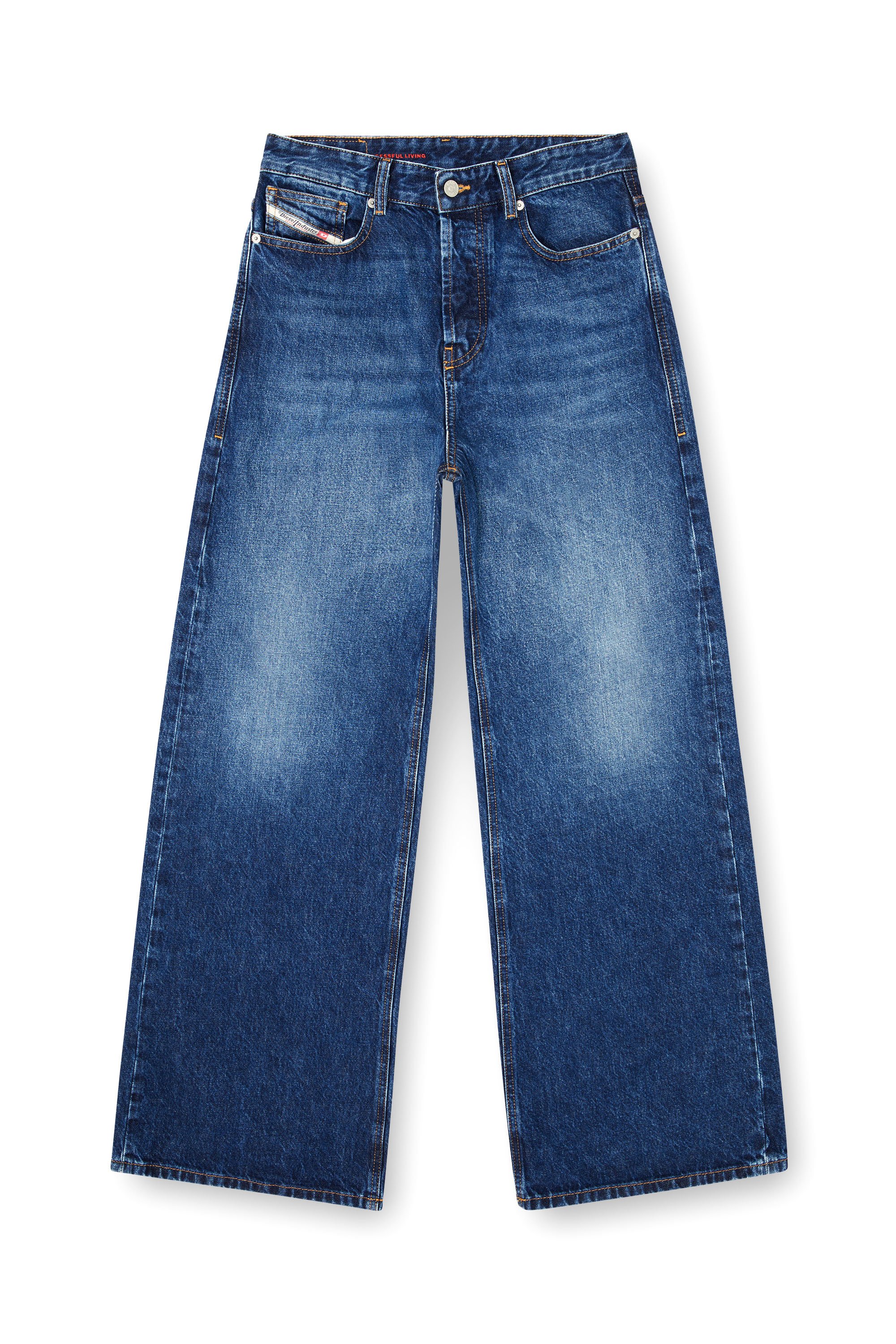 Diesel - Woman's Relaxed Jeans 1996 D-Sire 09I27, Dark Blue - 3