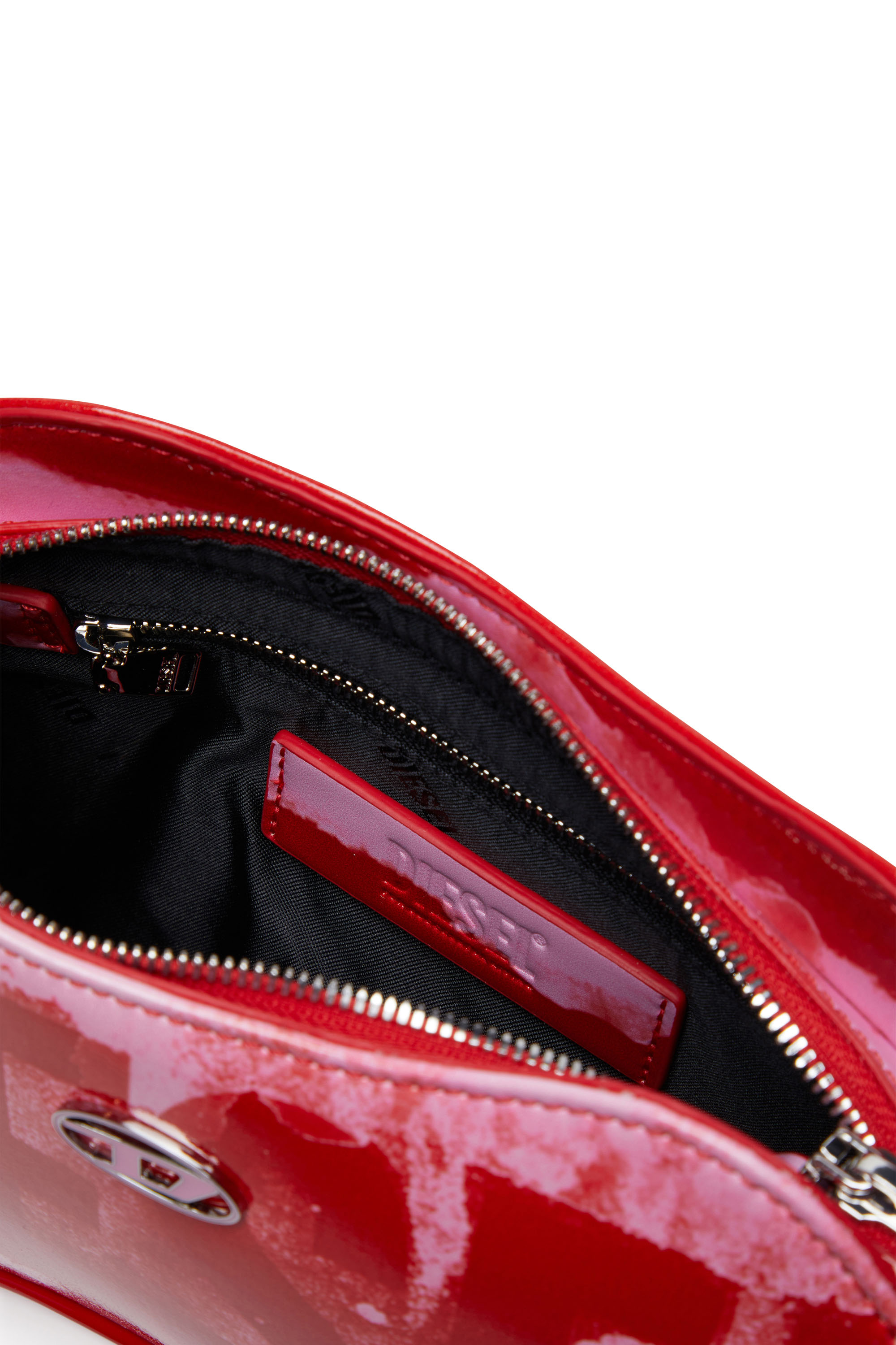 Diesel - PLAY SHOULDER, Play-Sac à bandoulière en PU glossy imprimé Femme in Polychrome - 3