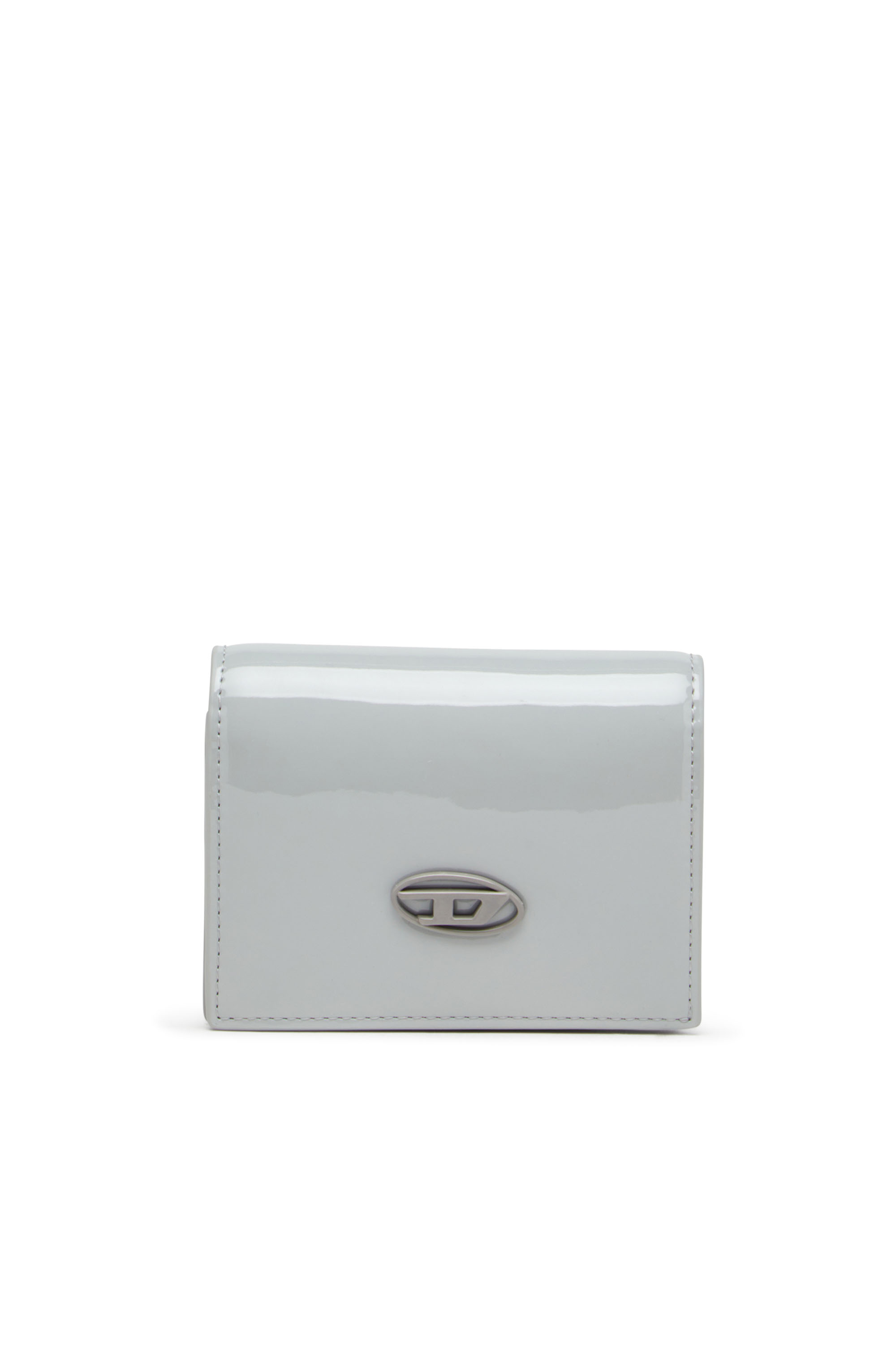 Diesel - PLAY BI FOLD III, Portefeuille en PU brillant Femme in Gris - 1