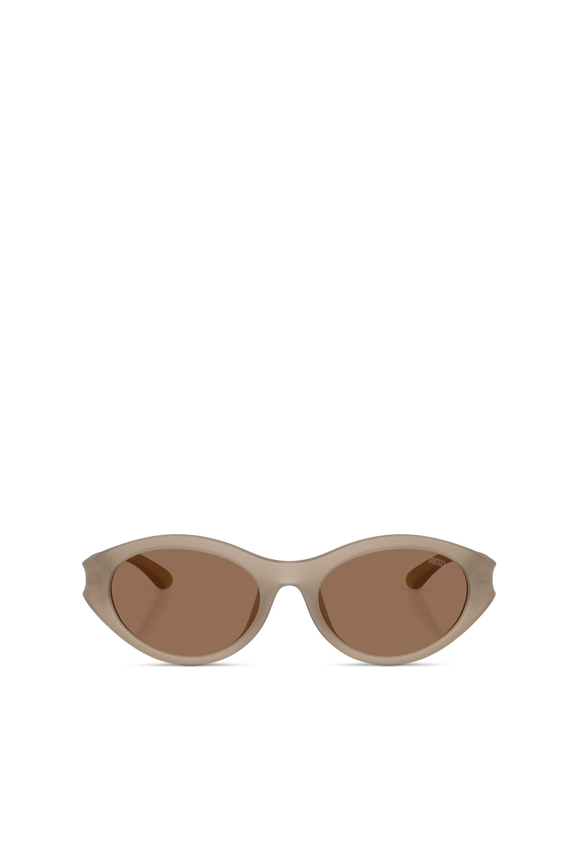 Diesel - 0DL3005U, Lunettes de soleil ovales Mixte in Beige - 1
