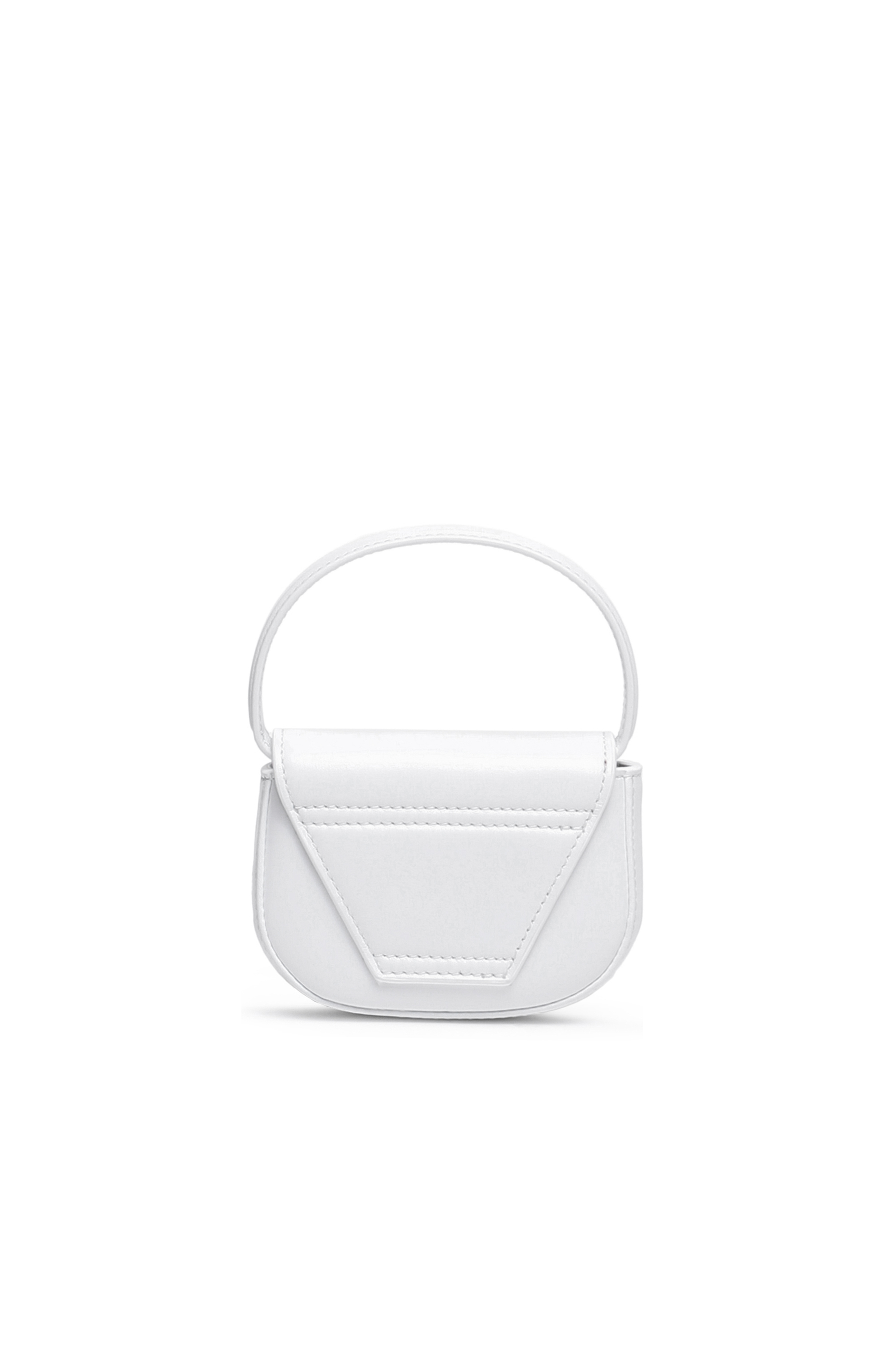 Diesel - 1DR XS, 1DR XS-Mini sac iconique avec plaque D logo Femme in Blanc - 3