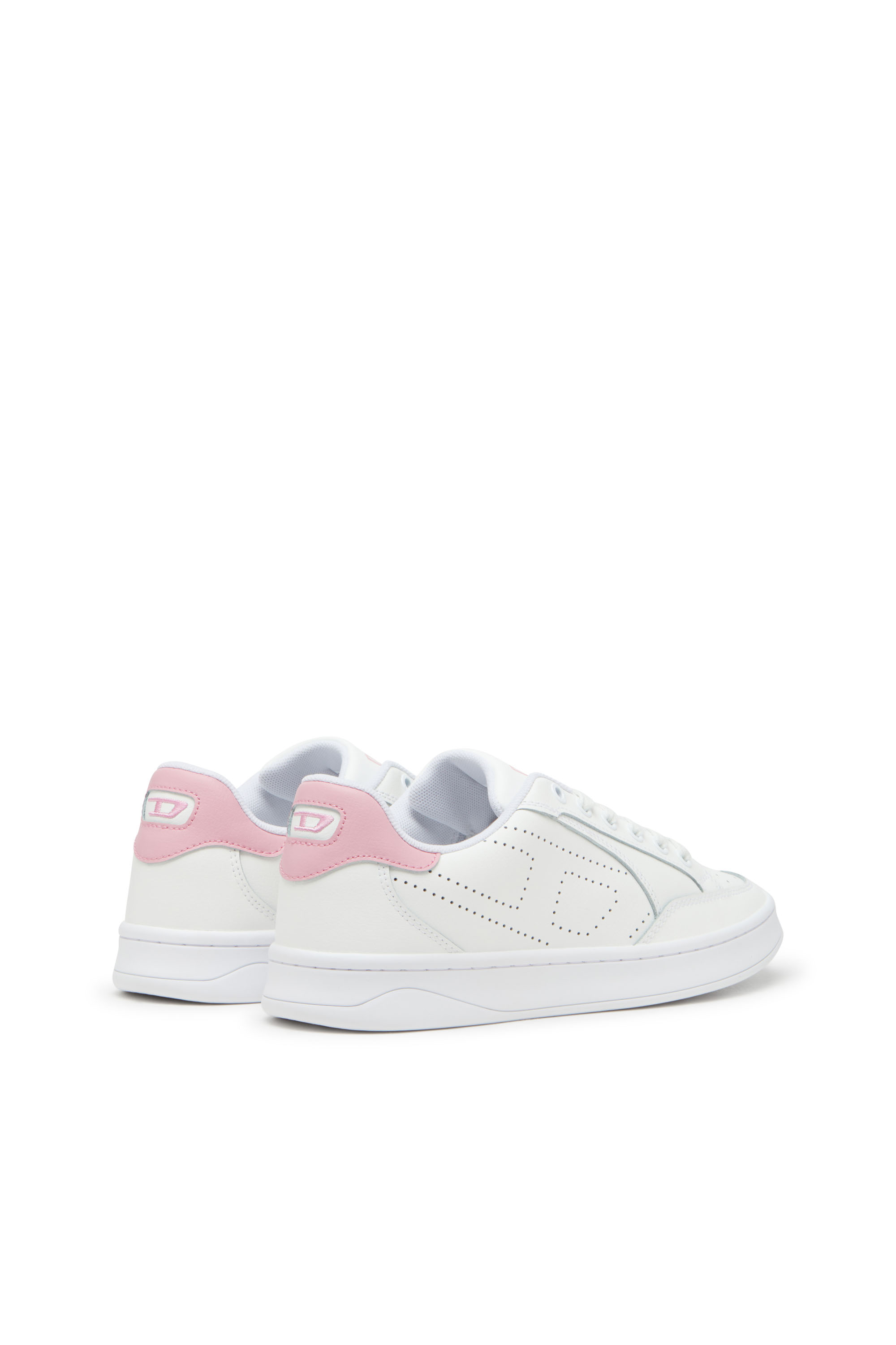 Diesel - S-DAKOTA LOW W, S-Dakota-Sneakers en cuir avec logo perforé Femme in Polychrome - 3
