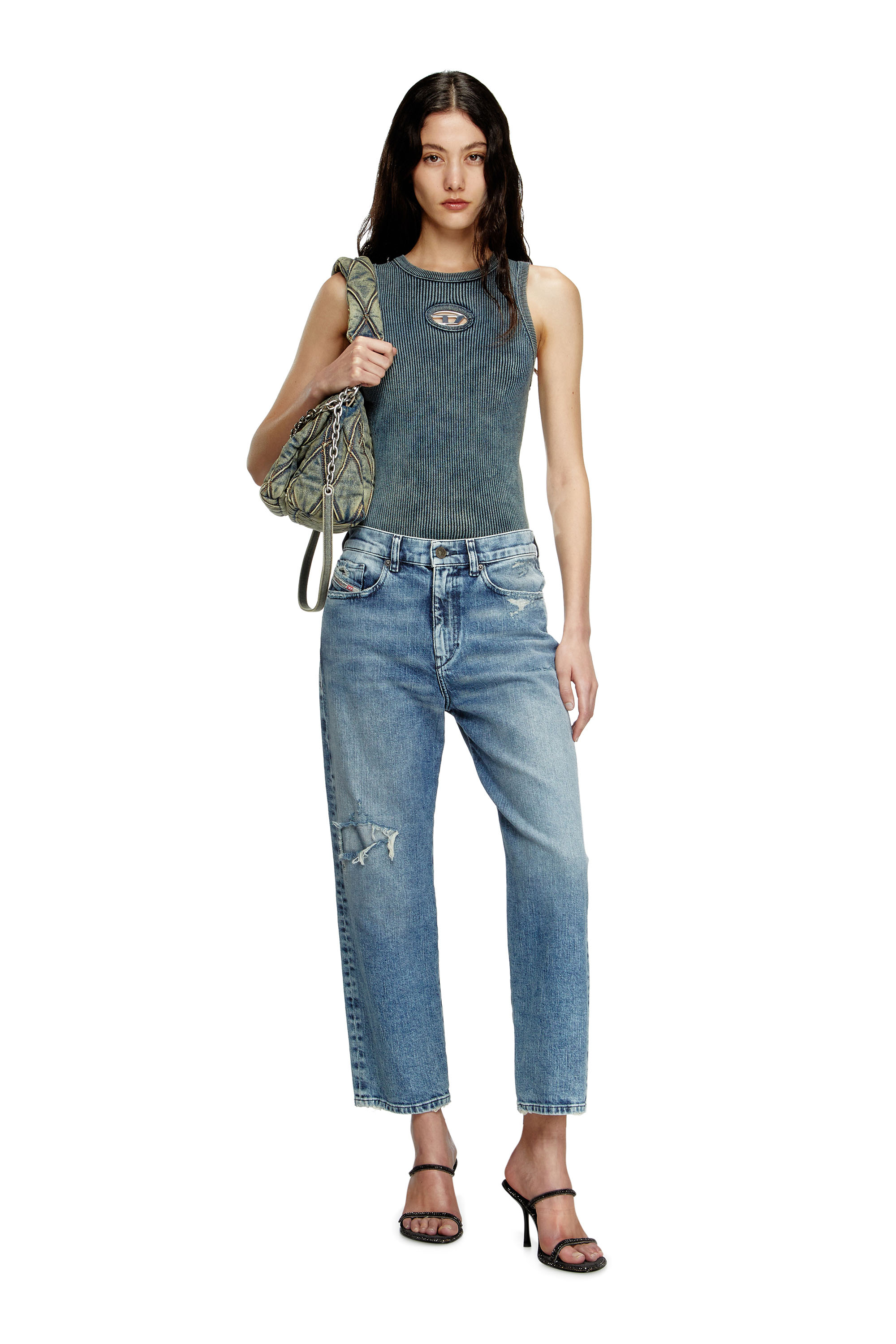 Diesel - Regular Jeans 2016 D-Air 09L34 Femme, Bleu Clair - Image 2