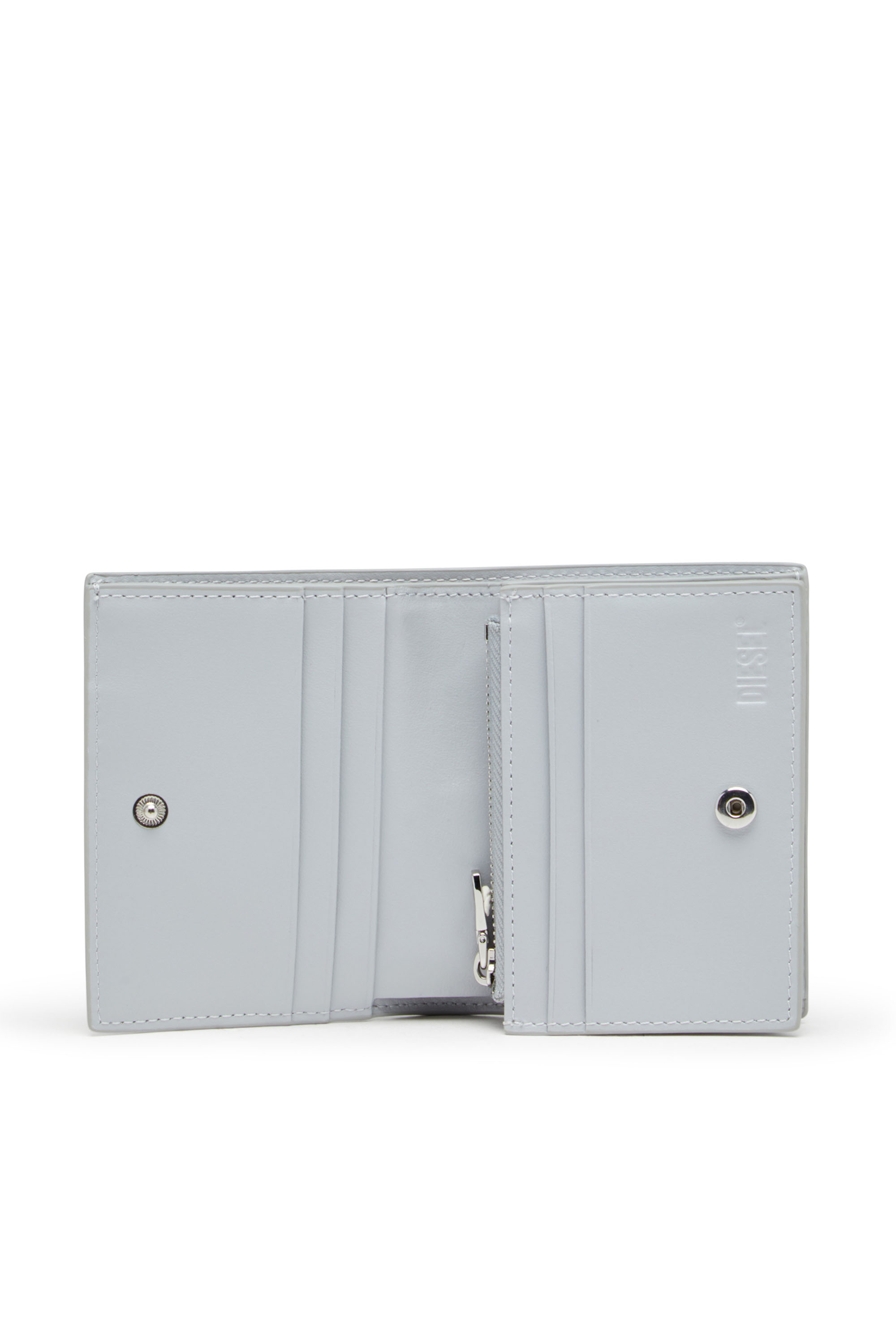 Diesel - PLAY BI FOLD III, Portefeuille en PU brillant Femme in Gris - 3